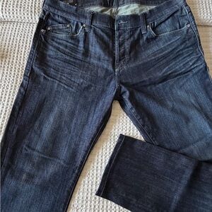 William Rast Men's Deep Indigo Straight Jeans